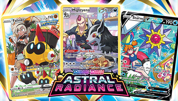Een kijkje in de kaarten van de Pokémon TCG: Sword & Shield-Astral Radiance Trainer Gallery