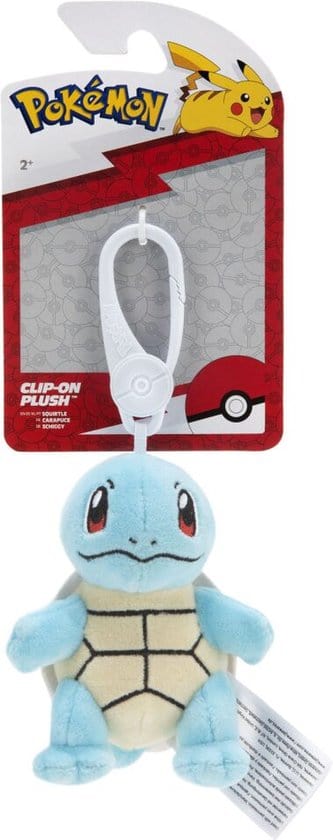 Pokemon - Clip on Plush - Squirtle - Sleutelhanger