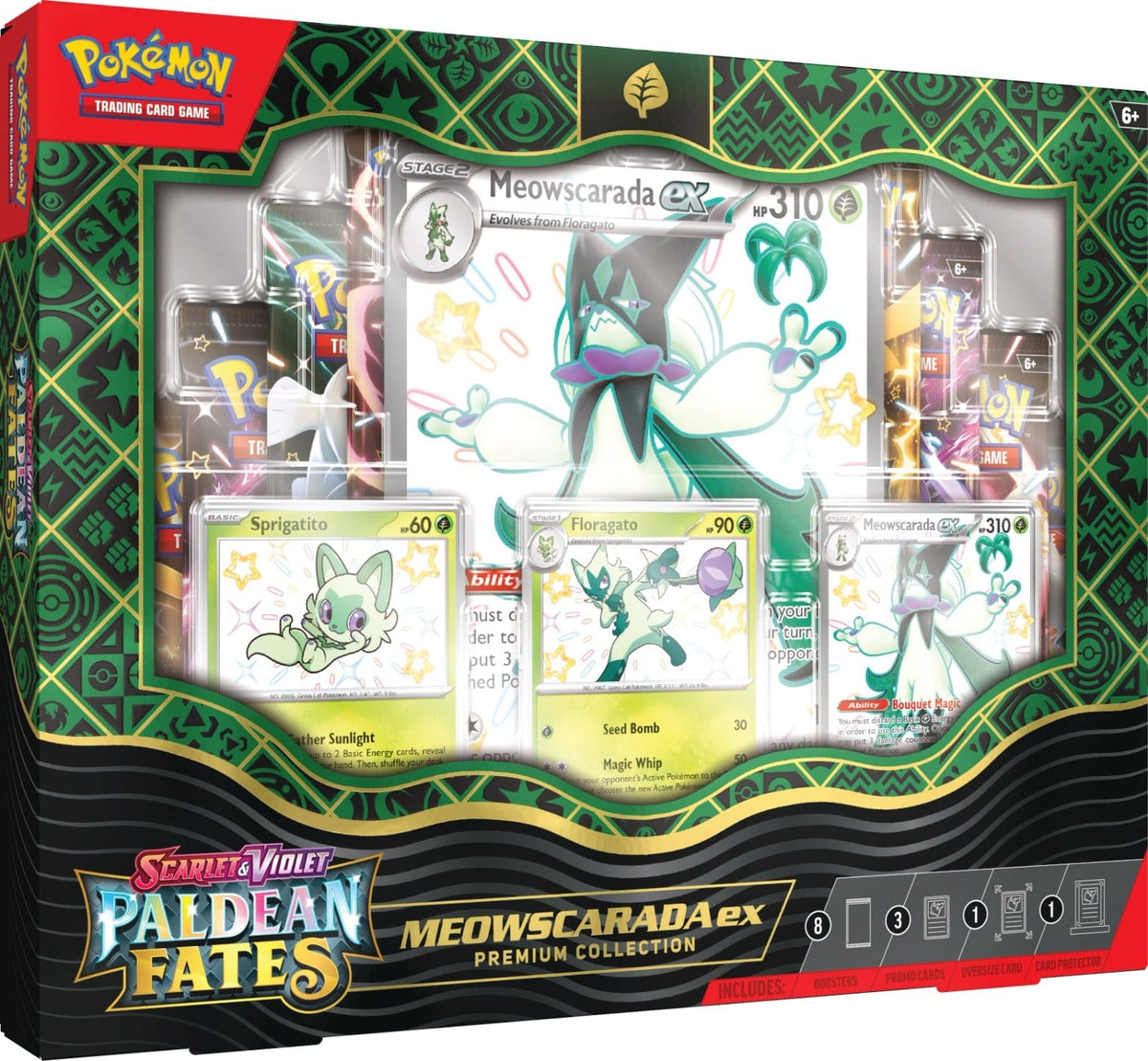 Pokémon TCG Paldean Fates - Meowscarada ex Premium Collection