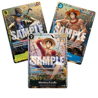 Load image into Gallery viewer, One Piece One Piece - Three Brothers Promo set P-073 / P-074 / P-075 (EN) - MAXIMAAL 1x PER KLANT
