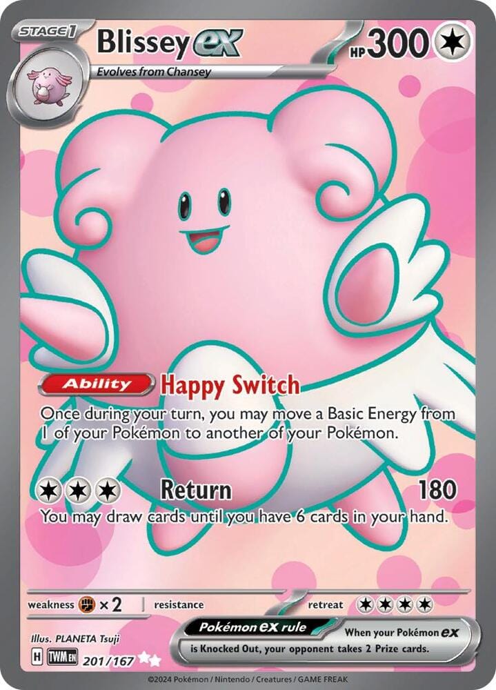 Pokémon Blissey ex (TWM 201)