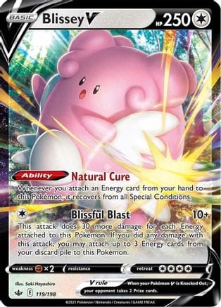 Pokémon Blissey V (CRE 119) 61632837