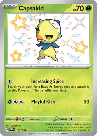 Pokémon Capsakid (PAF 106) 91941701