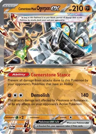 Pokémon Cornerstone Mask Ogerpon ex (TWM 112)