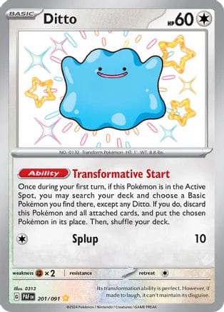 Pokémon Ditto (PAF 201)