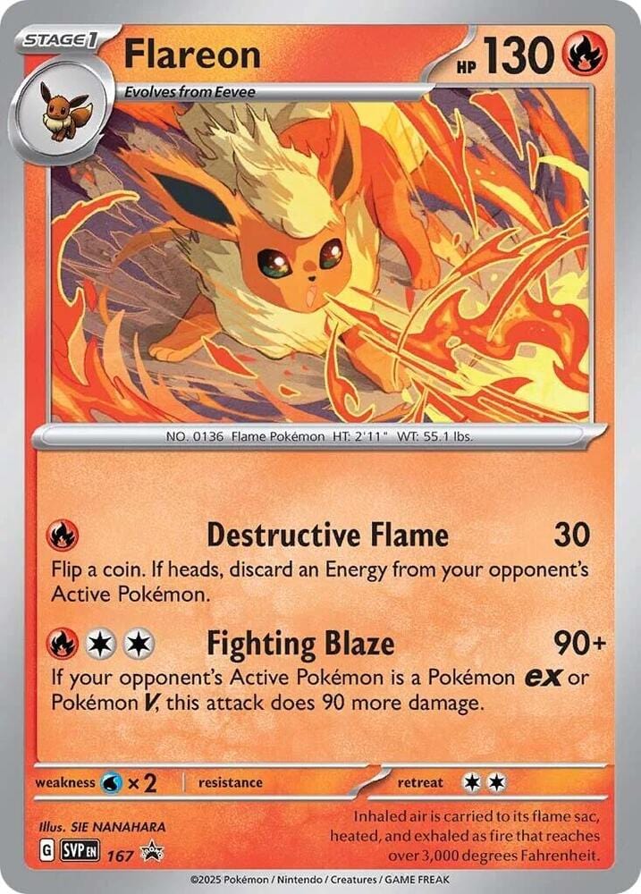 Pokémon Flareon (SVP 167)