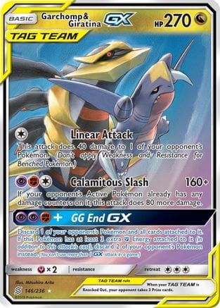 Pokémon Garchomp & Giratina GX (UNM 146) 72551749