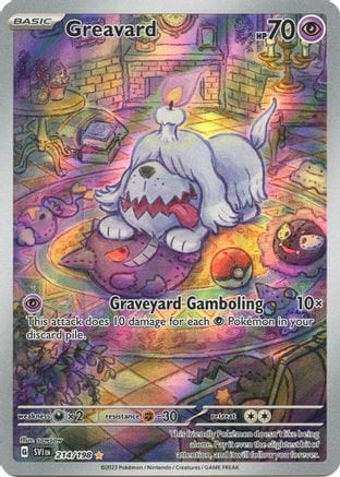 Pokémon Greavard (SVI 214) 52357701