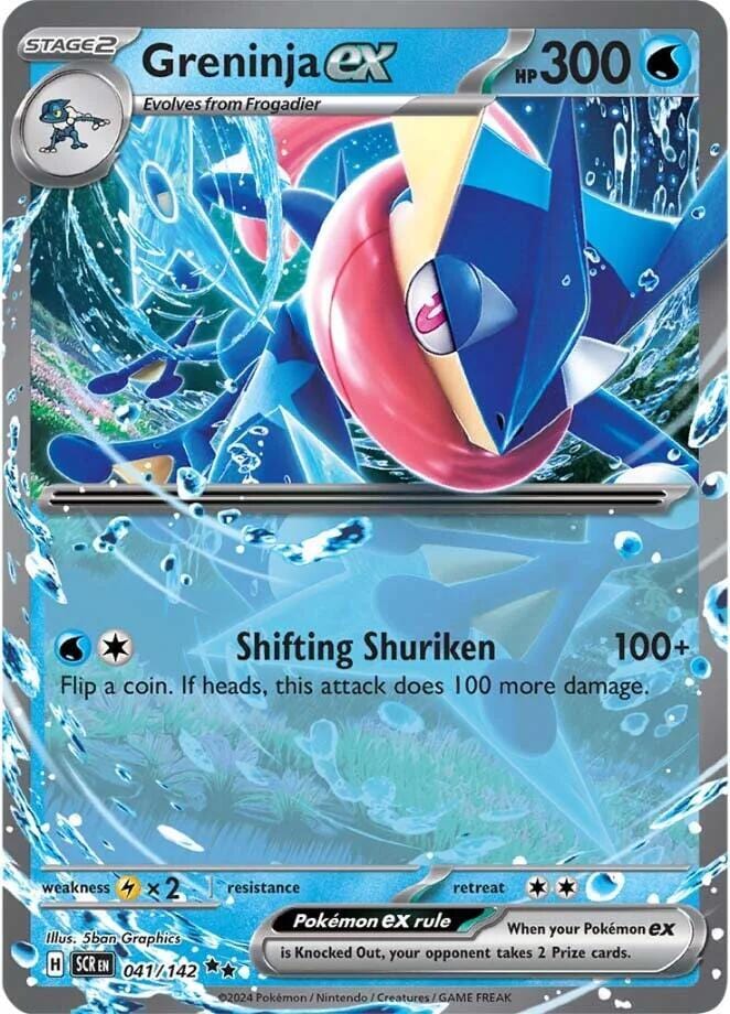 Pokémon Greninja ex (SCR 041)