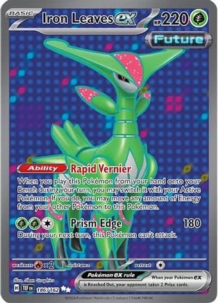 Pokémon Iron Leaves ex (TEF 186)