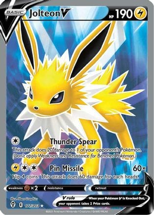 Pokémon Jolteon V (EVS 177) 57607237