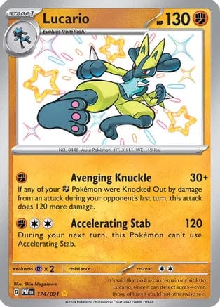 Pokémon Lucario (PAF 174)