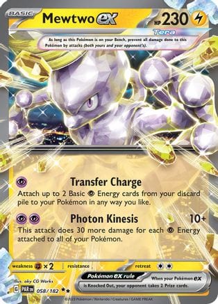 Pokémon Mewtwo ex (PAR 058) 64040005