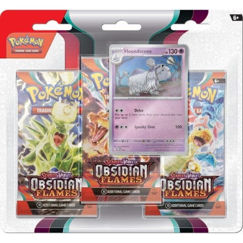 Pokémon Houndstone Obsidian Flames - 3-Pack Blister 820650853784