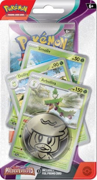 Laden Sie das Bild in den Galerie-Viewer, Pokémon Arboliva Paldea Evolved - Premium Checklane Blister 820650853616
