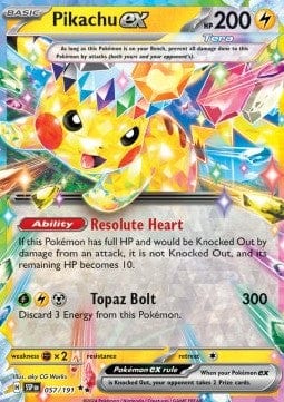 Pokémon Pikachu ex (SSP 057)