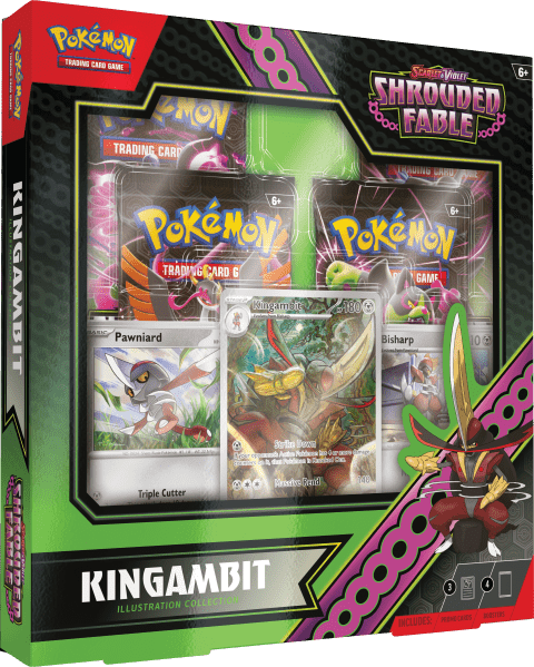 Pokémon Pokémon Scarlet & Violet Shrouded Fable Illustration Rare Collection Kingambit 0820650858581