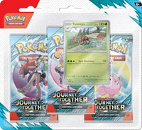 Laden Sie das Bild in den Galerie-Viewer, Pokémon Yanmega Pokemon TCG - Journey Together - 3-Pack Blister
