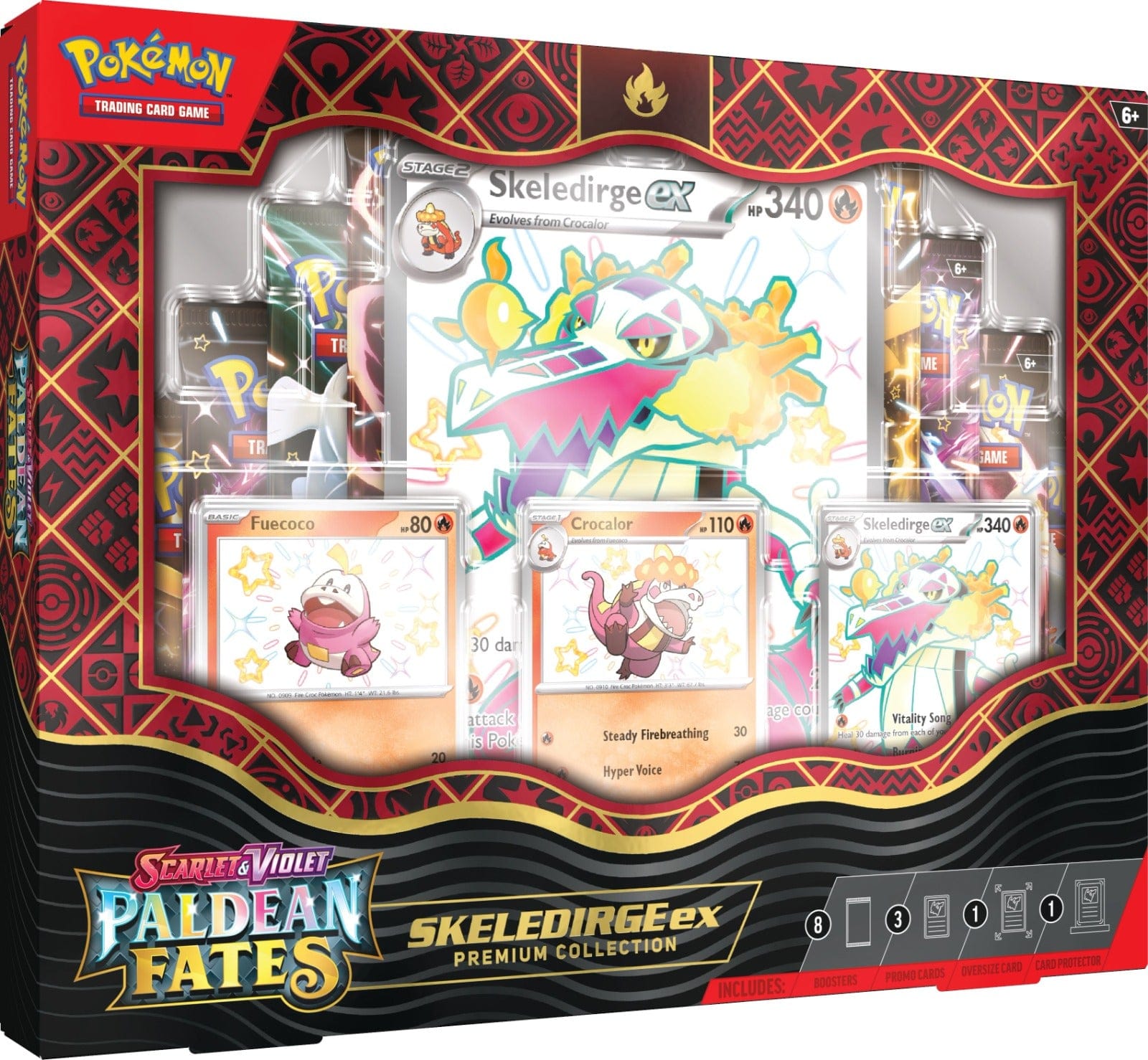 skeledirge pokemon card Pokémon TCG Paldean Fates - Skeledirge ex Premium Collection