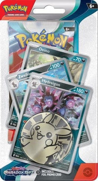 Load image into Gallery viewer, Pokémon Hydreigon Pokemon TCG - Scarlet &amp; Violet - Paradox Rift - Premium Checklane Blister 820650854118
