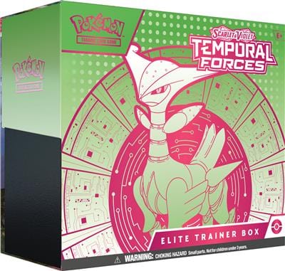 Pokémon Iron Leaves Pokemon TCG - Scarlet & Violet - Temporal Forces - Elite Trainer Box 820650856570