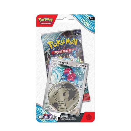 Pokémon Porygon2 Pokemon TCG - Stellar Crown -  Checklane Blister 0820650853319