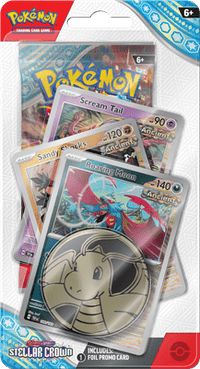 Laden Sie das Bild in den Galerie-Viewer, Pokémon Roaring Moon Pokemon TCG - Stellar Crown -  Premium Checklane Blister 0820650859182
