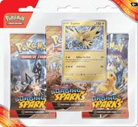 Laden Sie das Bild in den Galerie-Viewer, Pokémon Zapdos Pokemon TCG - Surging Sparks - 3-Pack Blister 820650859380
