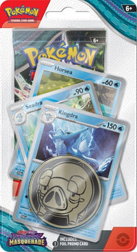 Laden Sie das Bild in den Galerie-Viewer, Pokémon Kingdra Pokemon TCG - Twilight Masqeurade -  Premium Checklane Blister 820650857942
