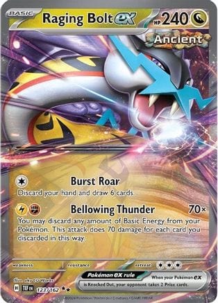 Pokémon Raging Bolt ex (TEF 123)