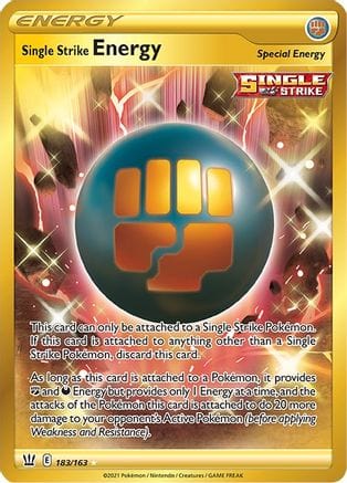 Pokémon Single Strike Energy (BST 183) 72833861