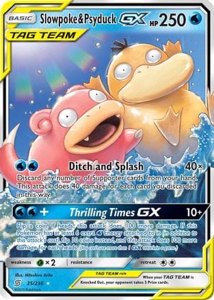 Pokémon Slowpoke & Psyduck GX (UNM 35) 47257413