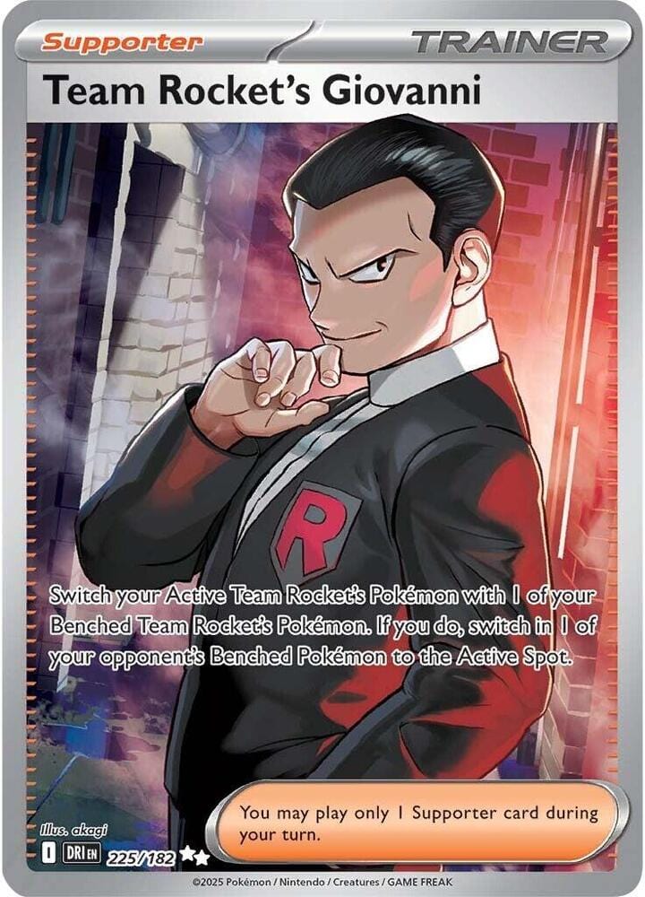 Pokémon Team Rocket's Giovanni (DRI 225)