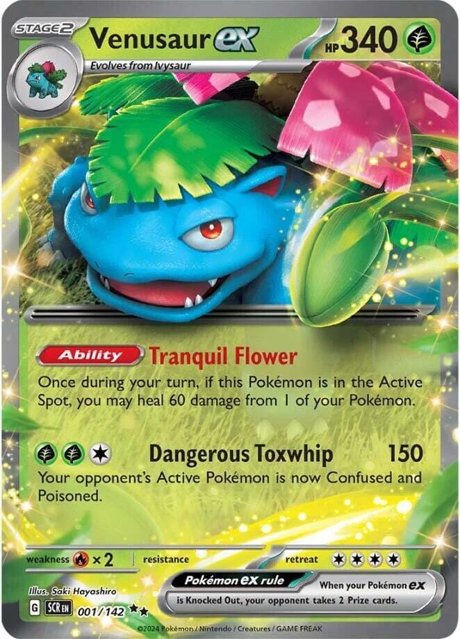 Pokémon Venusaur ex (SCR 001)