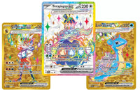 Laden Sie das Bild in den Galerie-Viewer, PokEvolution Pokémon TCG: Terapagos promo kaarten + 1 magnetic 3-card protector
