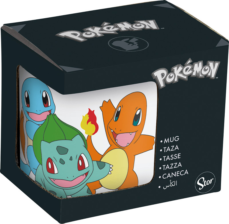 Stor Pokemon Starters Friends mok - 325ml 8412497075065