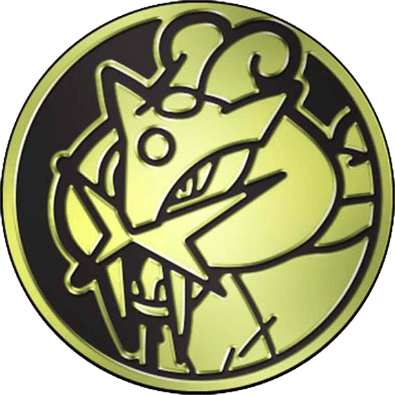 Raikou- Light Gold Mirror Holofoil - Collectible coin