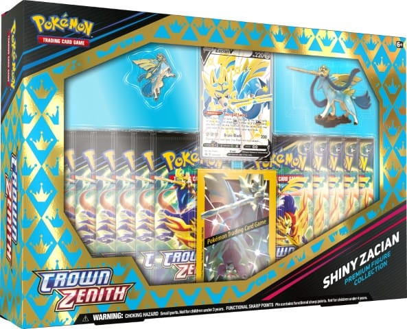 Pokemon Crown Zenith Zacian Premium Figure Collection