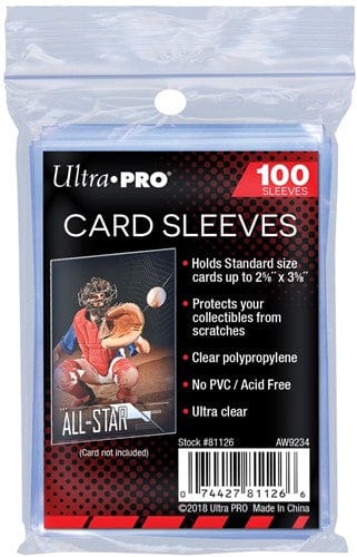 Ultra-PRO Card Sleeves - Clear 100