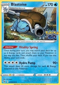 Pokémon Holo Blastoise (PGO 017) 89308895