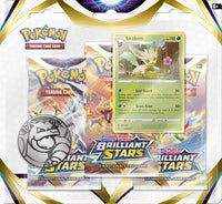 Laden Sie das Bild in den Galerie-Viewer, Pokémon Leafeon Brilliant Stars - 3-Pack Blister 74633695
