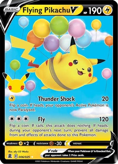 Pokémon Flying Pikachu V (CEL 006) 09253087