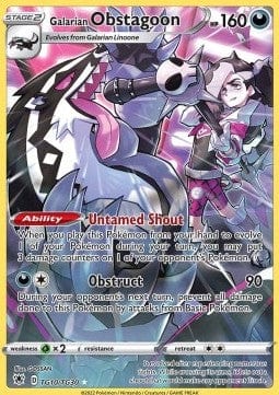 Pokémon Galarian Obstagoon (ASR TG10) 05967839