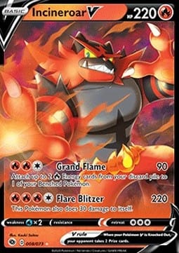 Pokémon Incineroar V (CPA 008) 46047199