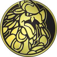 Load image into Gallery viewer, Pokémon Kommo-o - Gold Mirror Holofoil - Collectible coin 87841247
