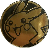 Load image into Gallery viewer, Pokémon Pikachu Libre - Gold Mirror Holofoil - Collectible coin 69012703

