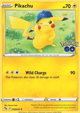 Pokémon Holo Pikachu (PGO 028) 14999007