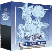 Laden Sie das Bild in den Galerie-Viewer, Pokémon Ice Rider Calyrex Pokemon Sword &amp; Shield Chilling Reign Elite Trainer Box 820650808630
