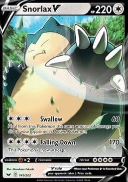 Pokémon Snorlax V (SSH 141) 81555269