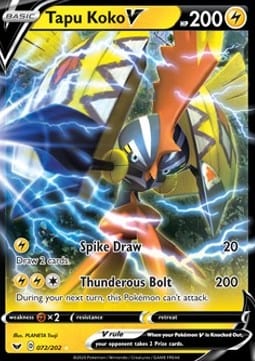 Pokémon Tapu Koko V (SSH 072) 62552543